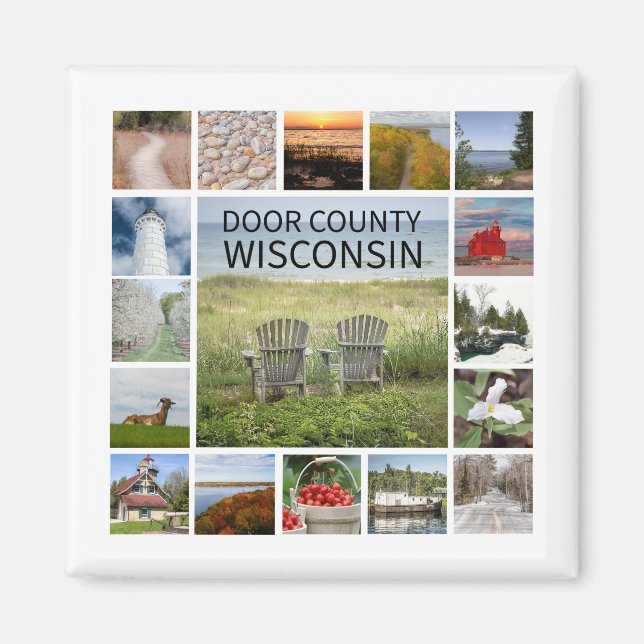 Door Landkreis Wisconsin Magnet (Vorne)