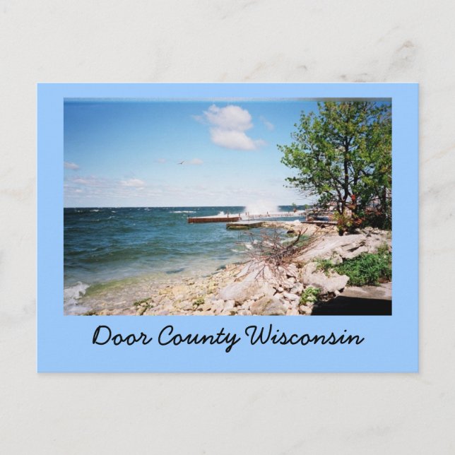 Door Landkreis Wisconsin Postcard Postkarte (Vorderseite)