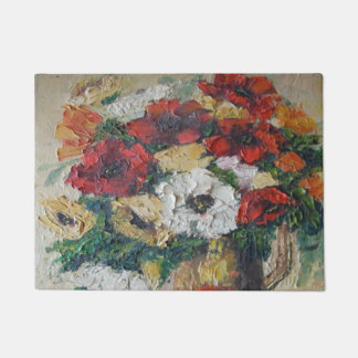 Door Mat Ann Hayes Gemälde Blume Mix Delight Fußmatte