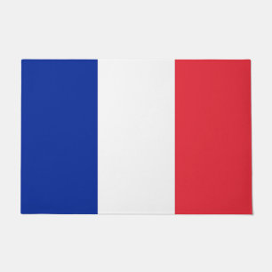 Door Mat mit der Flagge Frankreichs Fußmatte