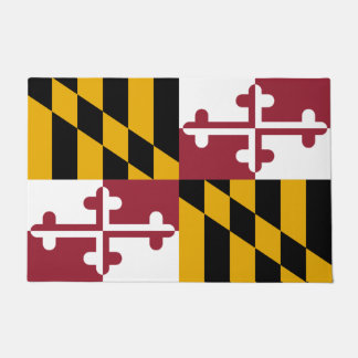 Door Mat mit der Flagge von Maryland Staat, USA Fußmatte