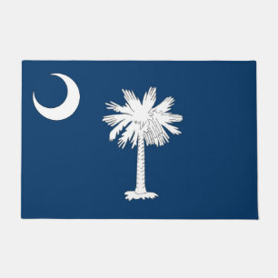 Door Mat mit Flag South Carolina Staat, USA Fußmatte