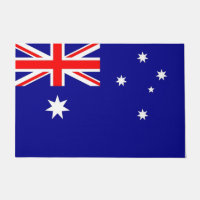 Door Mat mit Flagge Australiens