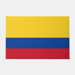 Door Mat mit Flagge Kolumbiens Fußmatte