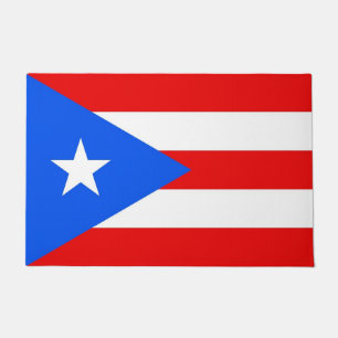 Door Mat mit Flagge von Puerto Rico, USA Fußmatte
