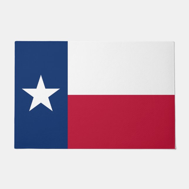 Door Mat mit Flagge von Texas Staat, USA Fußmatte (Vorderseite)