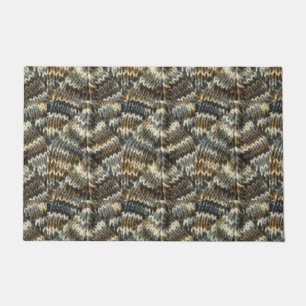 Door Mat - Strick Leaf Muster Fußmatte