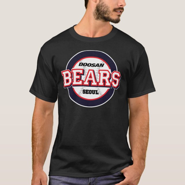 Doosan Bears Seoul KBO Logo   T-Shirt (Vorderseite)