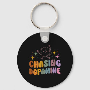 Dopamin-Jagd Psychische Gesundheit zählt Bewusstse Schlüsselanhänger