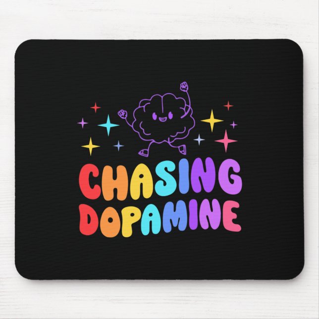 Dopamin Mental Health Aästhetics Mousepad (Vorne)