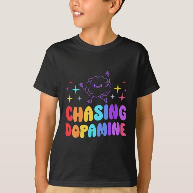 Dopamin Mental Health Aästhetics T-Shirt (Vorderseite)