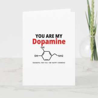 Dopamin-Paar-Grußkarte Romantisches Geschenk Karte