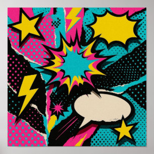 Dopamin Wall Art - Lebhafte Pop-Stimmung Poster