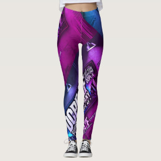 Dope_AF fett farbenfrohe, dehnbare Leggings