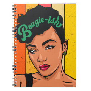 Dope Black Queen African Woman Me Notizblock