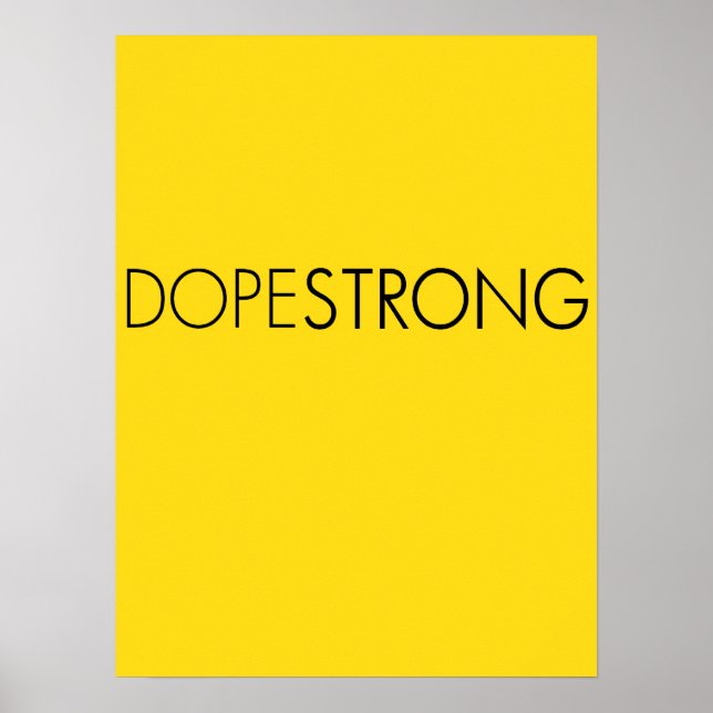 DOPESTRONG LANCE ARMSTRONG PARODY POSTER (Vorne)