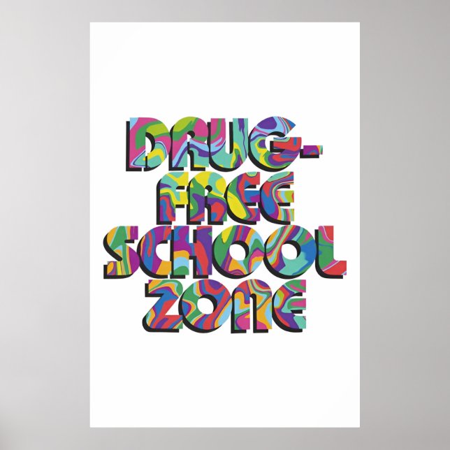 Dopingfrei für das Zitat-Poster der Schule Poster (Vorne)