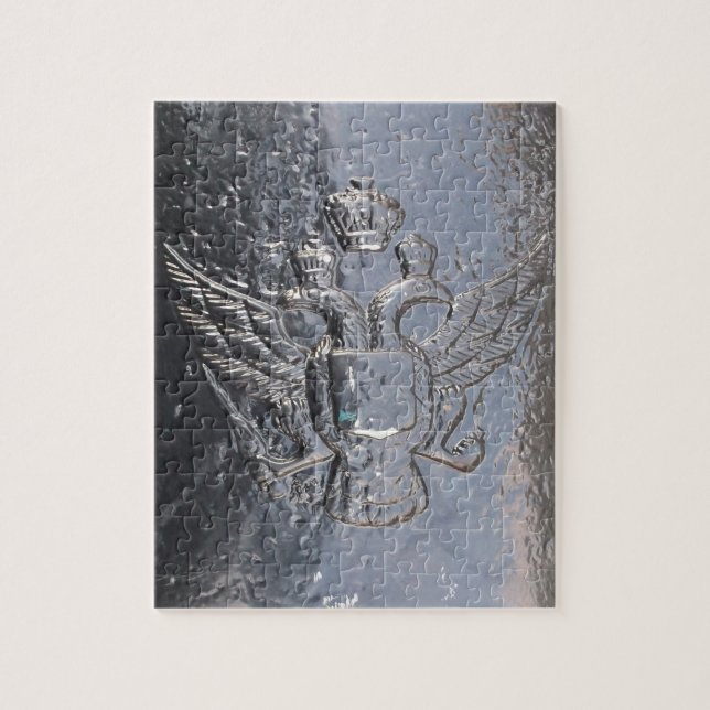 Doppel-Adler auf Cannon (Vertikal)