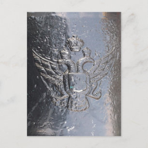 Doppel-Adler auf Cannon Postkarte