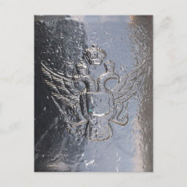 Doppel-Adler auf Cannon Postkarte