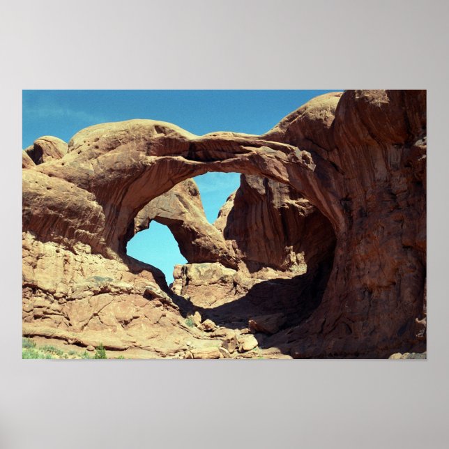 Doppel-Arch-Wüste-Foto Poster (Vorne)