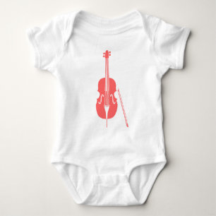 Doppel-Bass - Tropenrosa Baby Strampler