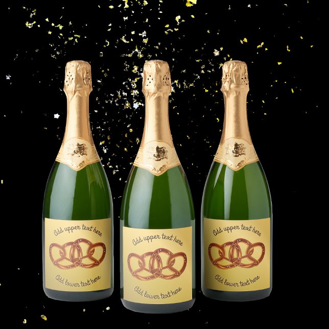 Doppel-Brezel: Brötchen auf Fake Gold, Brötchen (Von Creator hochgeladen)