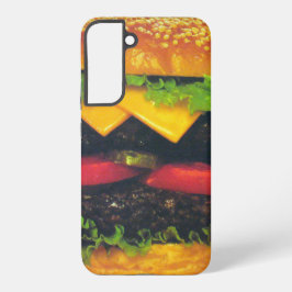 Doppel-Deluxe Hamburger mit Käse Samsung Galaxy Hülle
