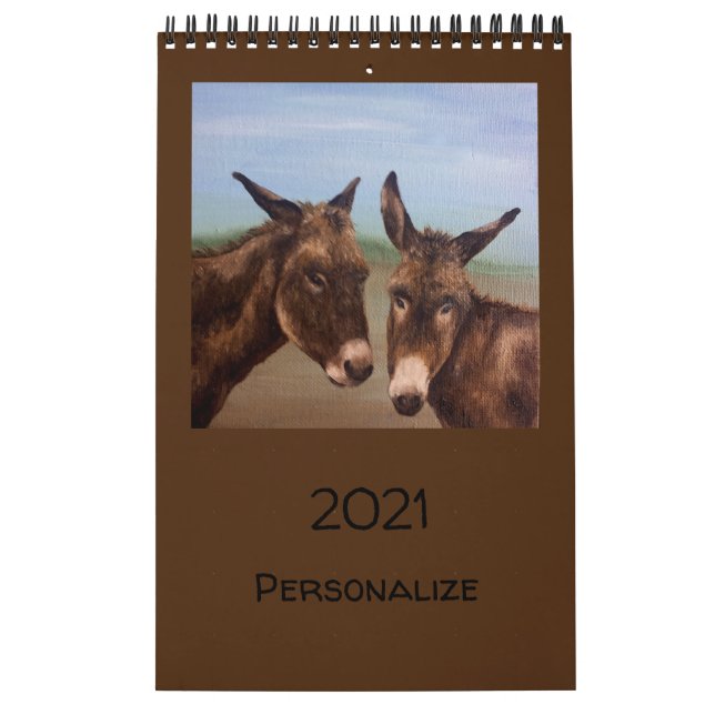 Doppel-Donkey Kalender (Titelbild)
