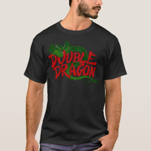 Doppel-Drache bekümmert T-Shirt