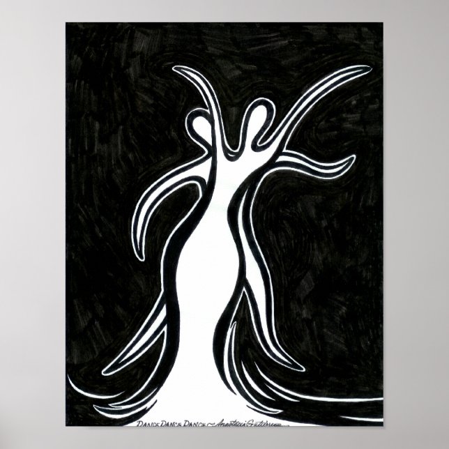 Doppel Duo Art Print Poster (Vorne)