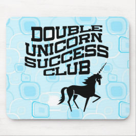 Doppel Einhorn Erfolg Club Mousepad