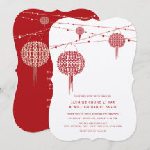 Doppel Glück Red Lanterns Chic Chinese Wedding