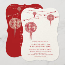 Doppel Glück Red Lanterns Chic Chinese Wedding