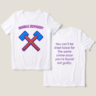 Doppel-Jeopardy: Ein Prozess, eine Justiz Tri-Blend Shirt
