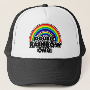Doppel-Regenbogen OMG so intensiv Truckerkappe