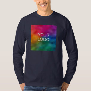 Doppel-seitige Upload-Logo für Unternehmen für Män T-Shirt