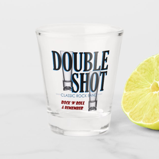 Doppel-Shot-Glas Schnapsglas (Vorderseite)