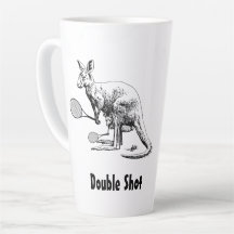 Doppel Shot Kangaroo Tennis Player