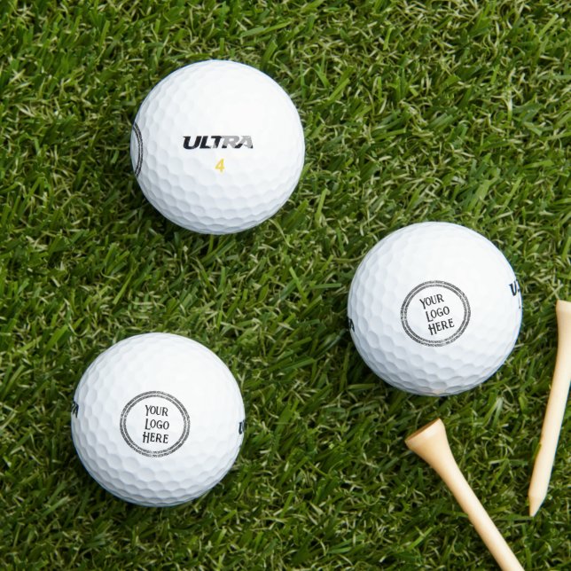 Doppel-Silber-Shimmer-Ringe für Ihr Logo Golfball (Insitu Gras)