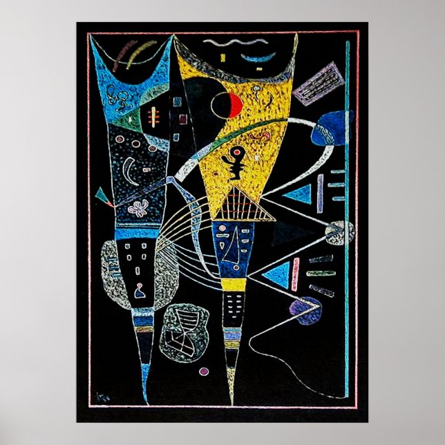 Doppel-Spannung von Basil Kandinsky Poster (Vorne)