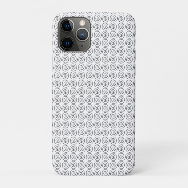 Doppel-Spiral-Keltenmuster Case-Mate iPhone Hülle (Rückseite)
