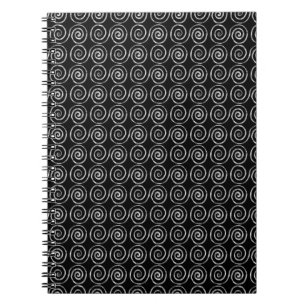 Doppel-Spiral-Keltenmuster Notizblock