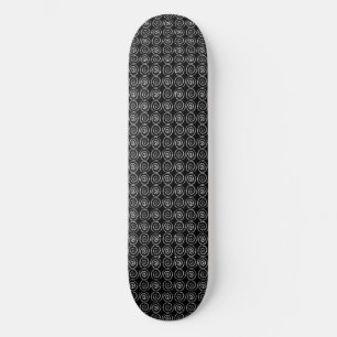 Doppel-Spirale-Keltisches Muster Skateboard