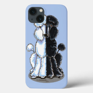 Doppel-Standard-Poodles iPhone 13 Hülle