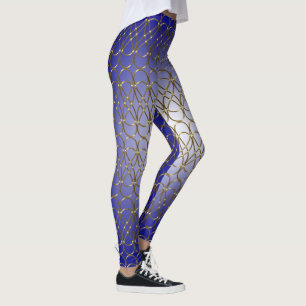 Doppel Unendliches antikes Gold + Ihre Ideen Leggings