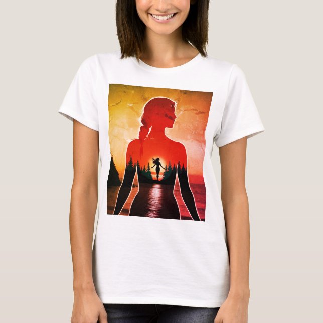 Doppel-Vision des Powers T-Shirt (Vorderseite)