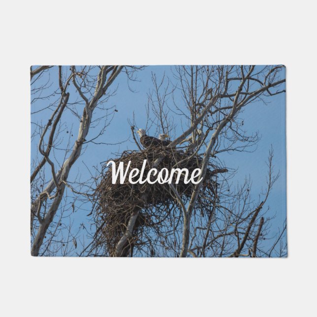 Doppeladler Problem Begrüßungsort Fußmatte (Vorderseite)