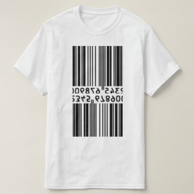Doppelbarcodes T-Shirt (Design vorne)