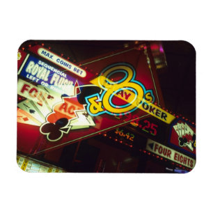 Doppelbelichtung, Innenraum Casino, Las Vegas, Magnet
